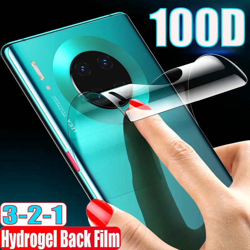 100D полное покрытие Задняя Гидрогелевая пленка для huawei P30 P20 mate 20 30 Pro Защита экрана