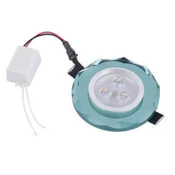 

3W LED Crystal Ceiling Light Warm/Cold White Down Lamp Spotlight Home Office