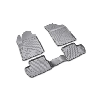 

Floor mats Citroen C2 2003-9/2008, 09/2008, 4 PCs (PU) (Citroen C 2)