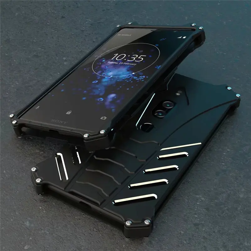 Металлический алюминиевый бронированный чехол для Sony Xperia XZ2 XZ Премиум