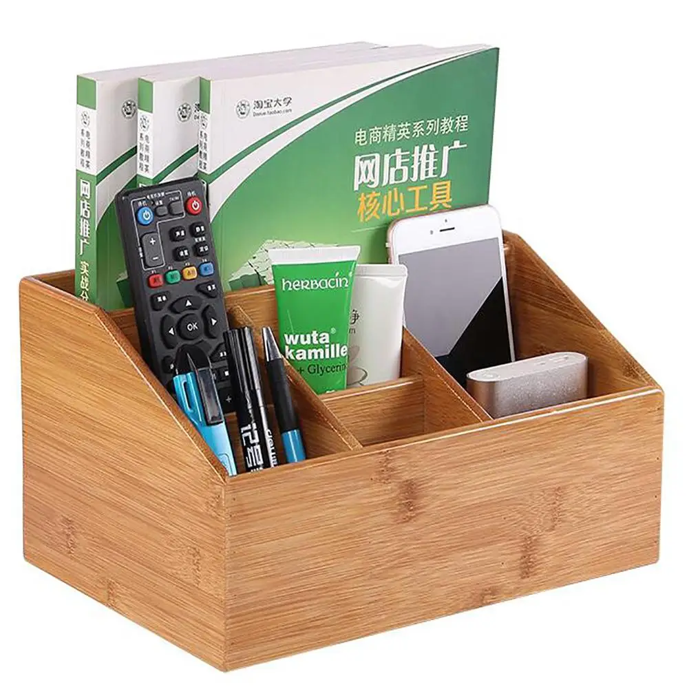

TWISTER.CK Multi-Function Tissue Box Innovative Bamboo Tabletop Coffee Table Remote Control Storage Box Bathroom Tissue Holders