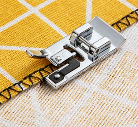 Prensatelas overlock para máquina de coser, pie de prensatelas sobrehilado  para máquina de coser brother singer janome pfaff elna viking white,  7310(006907008) - AliExpress