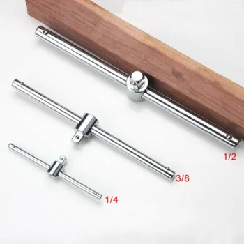 

Chrome Vanadium Steel Socket Wrench Extension Sliding Bar Connection Repair Tool 1/4" 3/8" 1/2" for car repair