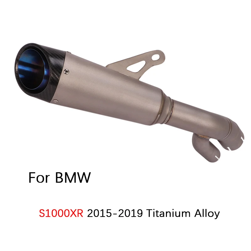Титан сплав выхлопная труба для BMW S1000XR 2015-2019 в байкерском стиле без дБ убийца Escape