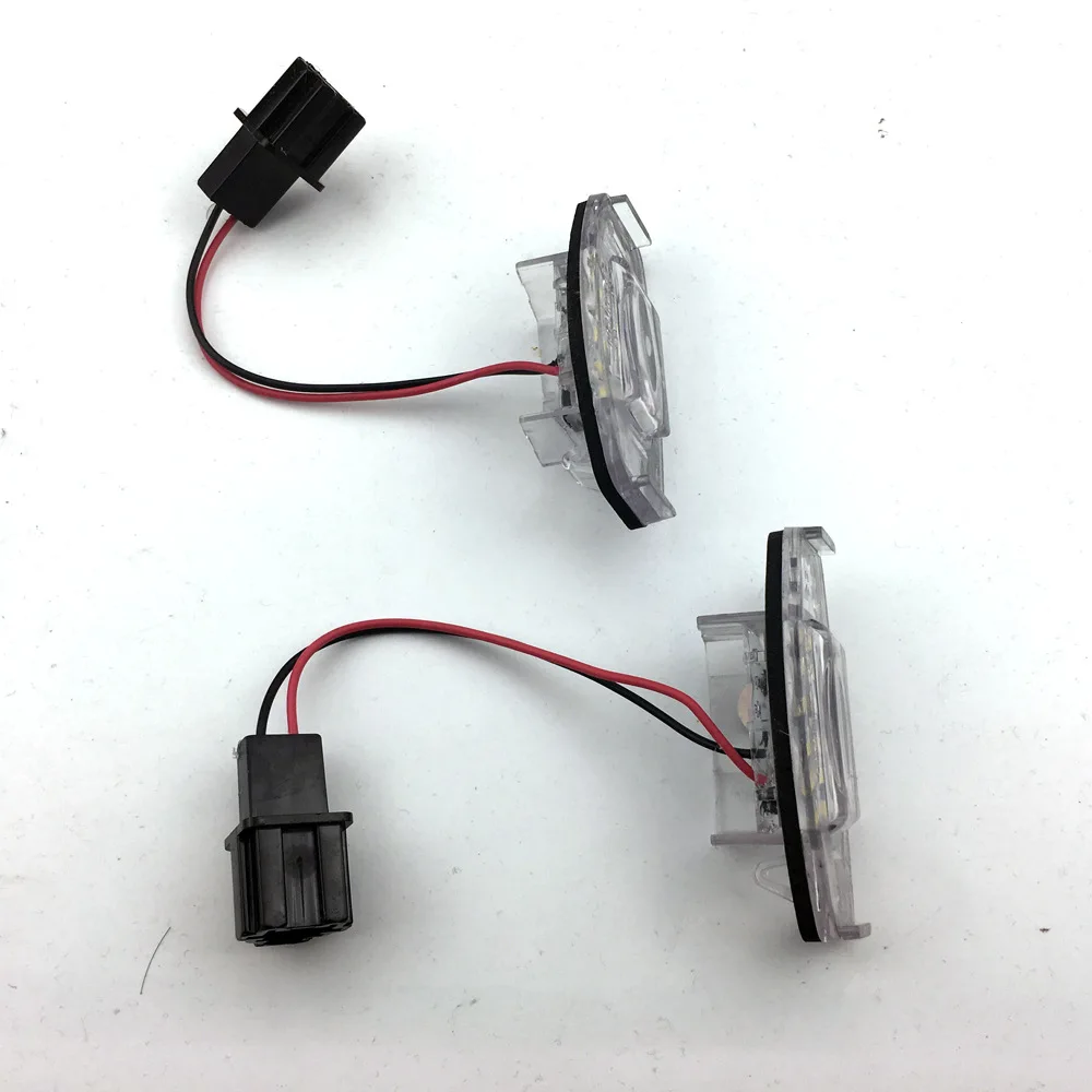 2 лампы ксенон белый светодиодный номерной знак огни для Honda Civic7 01-05 Civic8 2006 City 4D 03-09 ошибок canbus