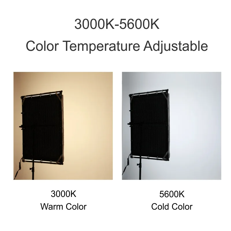 US $2.498.75 Falcon Eyes RX120TDX 600W Studio Video Cloth LED Light With Honeycomb Grid Softbox For MovieYoutube Photography Lighting
