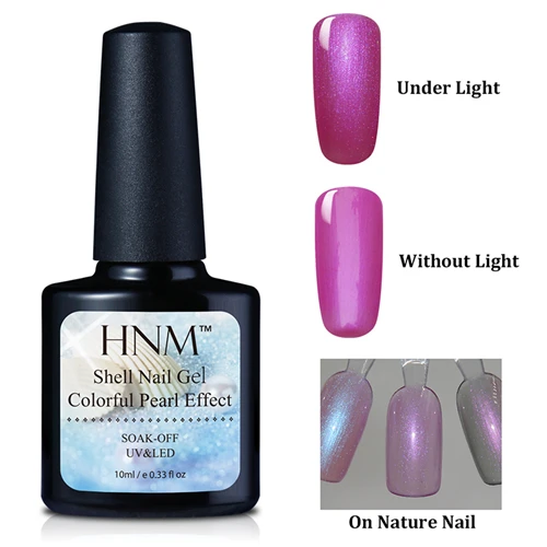HNM 10 мл в виде ракушки русалки гель-лак для ногтей гибридный лак краска гель-лак уф светодиодный замачиваемый полупостоянный гель-лак - Цвет: 9523
