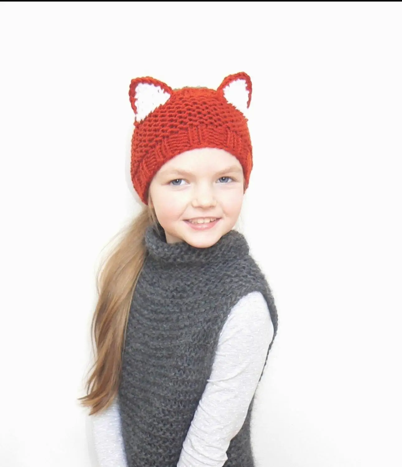 10 children Cute Solid Knitted turban bonnet cap - Цвет: 10
