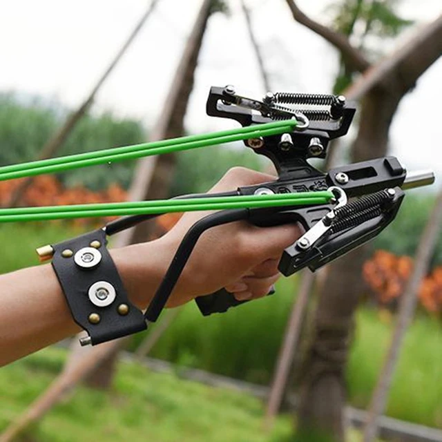 Laser Slingshot Black Hunting Bow Catapult Fishing Bow Outdoor Powerful  Slingshot for Shooting Crossbow Bow For Catch Fish - AliExpress