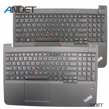 Для lenovo ThinkPad S5-S531 S540 S531 США клавиатура с подсветкой+ Упор для рук крышка верхний чехол с тачпадом AM0XY000400