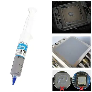 

20ML Gray Thermal Grease CPU Chipset Cooling Compound Silicone For PC Chip Sink Heat Paste CPU Computer P7C6