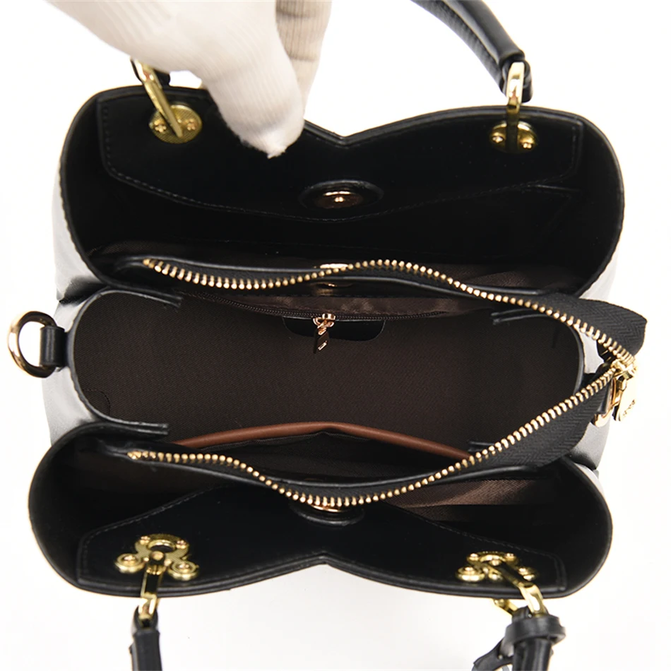 2022 Brand Luxury Handbag Women's Stitching Designer Shoulder Crossbody Bag Soft Leather Ladies Messenger Casual Tote Sac A Main