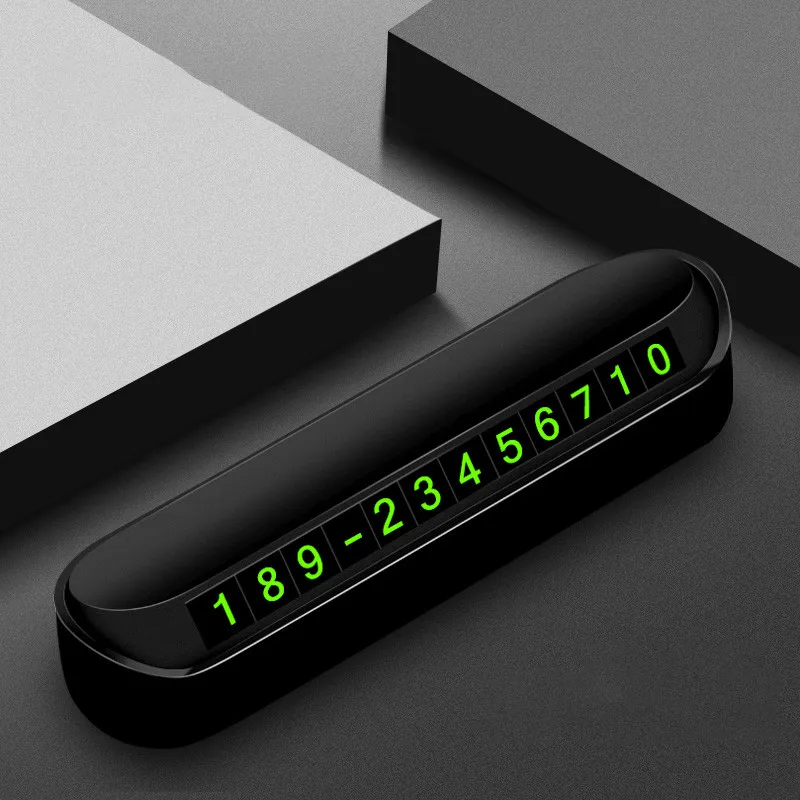 Car Temporary Parking Card Phone Number Card Plate Telephone Number Car