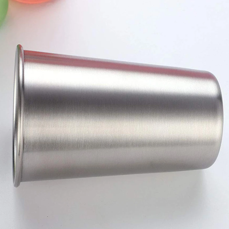 304 Stainless Steel Beer Mug Opener Set Nordic Beverage Cup Shatter-Resistant Coffee Cup,Silver,Corkscrew Cup 4
