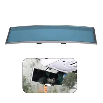 

Deluxe Anti-glare Car Interior Rear View Mirror Panoramic Clip-on Wide Angle Rearview Mirrors Wire Drawing Frame Styling For Car