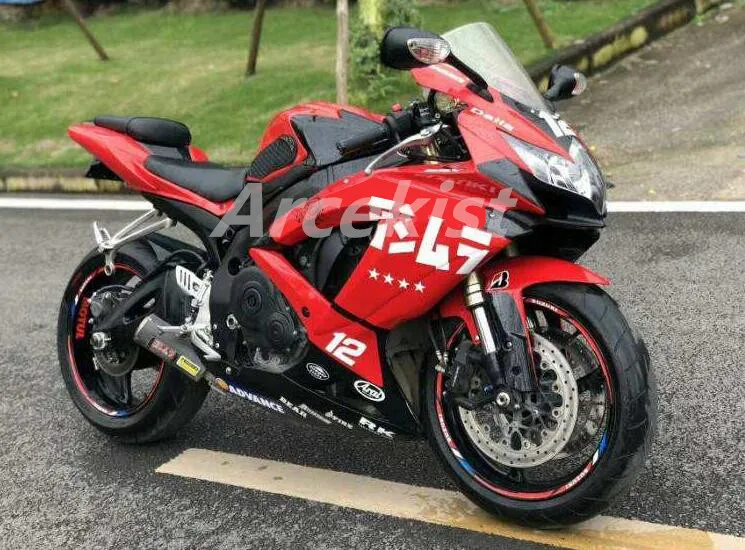 Новый комплект обтекателей для мотоцикла ABS Подходит SUZUKI GSXR600 GSXR750 08 09 10 R600 R750 K8 GSXR