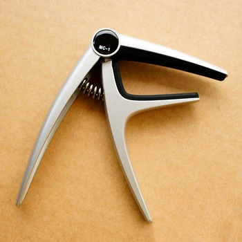 

Single Handed Quick Change Gift Music Instrument Tone Adjusting Clamp Aluminum Alloy For Acoustic Guitar Capo Universal Portable