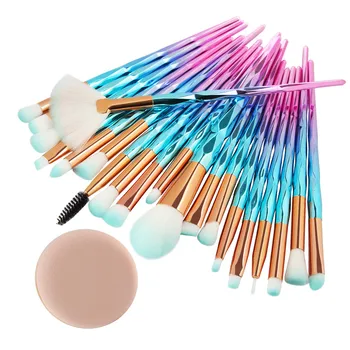 

20PCS Professional Make Up Blender Foundation Eyebrow Eyeliner Blush Cosmetic Concealer Brushes Cosmetic Set