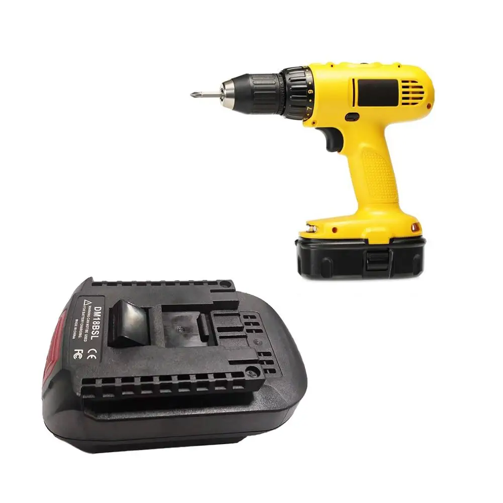 DM18BSL батарея конвертер адаптер для преобразования Milwaukee M18 Dewalt 20 в литий-ионные батареи в Bosch 18 в инструмент батарея Конвертеры