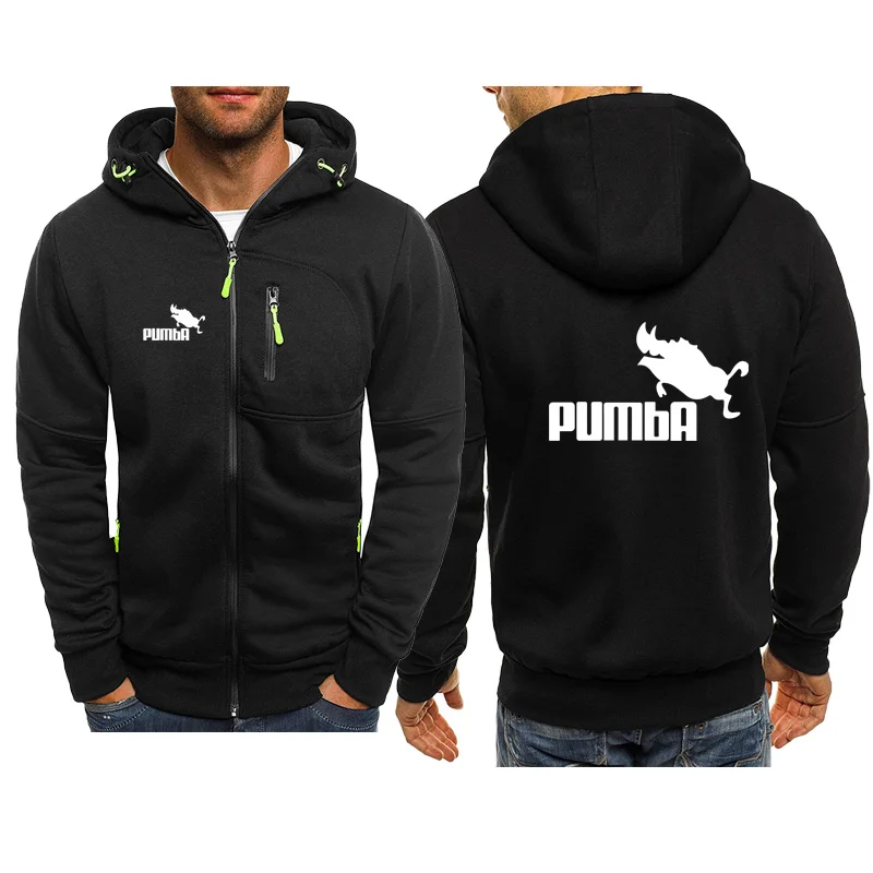 

Men's sportswear hoodie trendy brand autumn zipper round neck print pullover men's running sportswear 2020 track suit men M-3XL