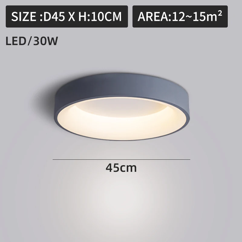 led ceiling lights for homes Led Ceiling Light Modern Nordic Round Lamp With Remote Control Surface Mounted Lighting Fixture Home Living Room Bedroom Study ceiling lights for hall Ceiling Lights