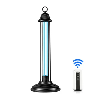 

38W UV germicidal lamp disinfection and mite disinfection, three-stage timing design wireless remote control UV disinfection la