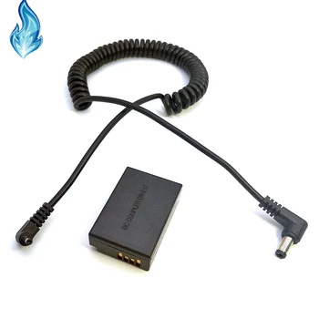 

Coiled 5.5x2.5mm Power Bank DC Cable + LP-E17 Battery Connector ACK-E17 DR-E17 DC Coupler for Canon Digital Cameras EOS M3 M5 M6