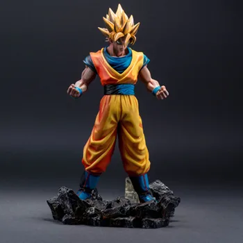

Anime Dragon Ball Z Super Saiyan Son Goku Comic Version 27CM PVC Action Figure Collection Model Toy X2369