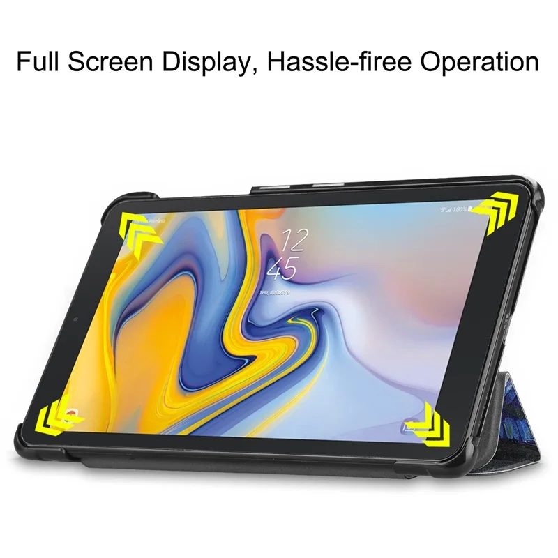 Тонкий чехол для Samsung Galaxy Tab a 8 0 SM T387 2018 планшета защитный чехол/чехол из