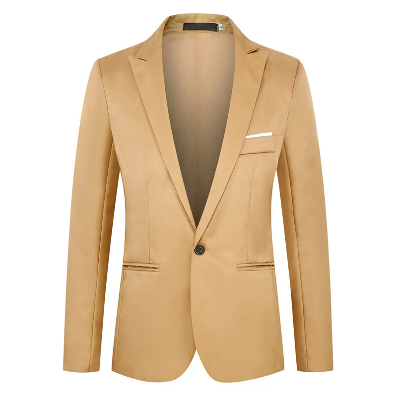 8 Colors NEGIZBER 2019 New Autumn Men's Blazer Solid Slim Fit Single Breasted Blazers Men Suits Smart Casual Male Formal Blazers