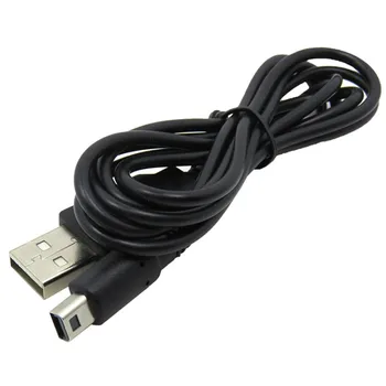 

Black 1.2M Sync Data Charging USB Power Cable Cord Wire Line Charger For Nintendo 3DS DSi NDSI XL LL 100pcs/lot