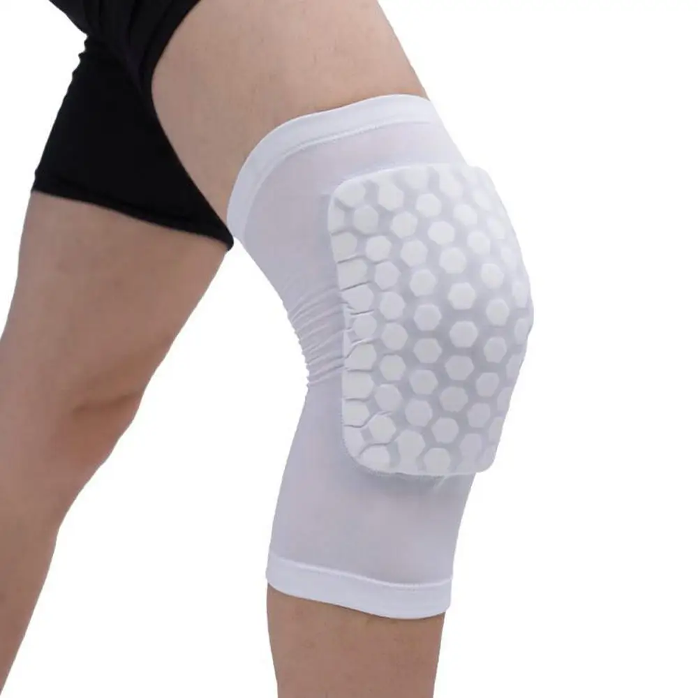 1 PC Sport Safety Knee Pads Anti-collision Honeycomb Brace Long Short Volleyball Basketball Kneepad Protective Gear (11)