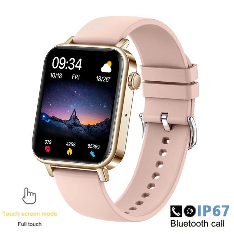 2022 Bluetooth Call Smart Watch Women Custom Dial Watches Men Heart Rate Blood Pressure Menstrual Period Measurement Smartwatch 