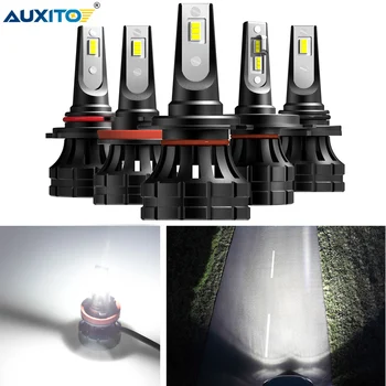 

AUXITO 2x LED H4 H11 H8 H7 LED Canbus 9005 9006 HB3 9003 9012 LED Headlights Bulbs 10000LM 6000K White Auto Lamp No Radio Noise