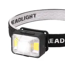 DishyKooker XPE светодиодный USB Перезаряжаемый 5 режимов Регулируемый налобный фонарь для наружного кемпинга велоспорта рыбалки