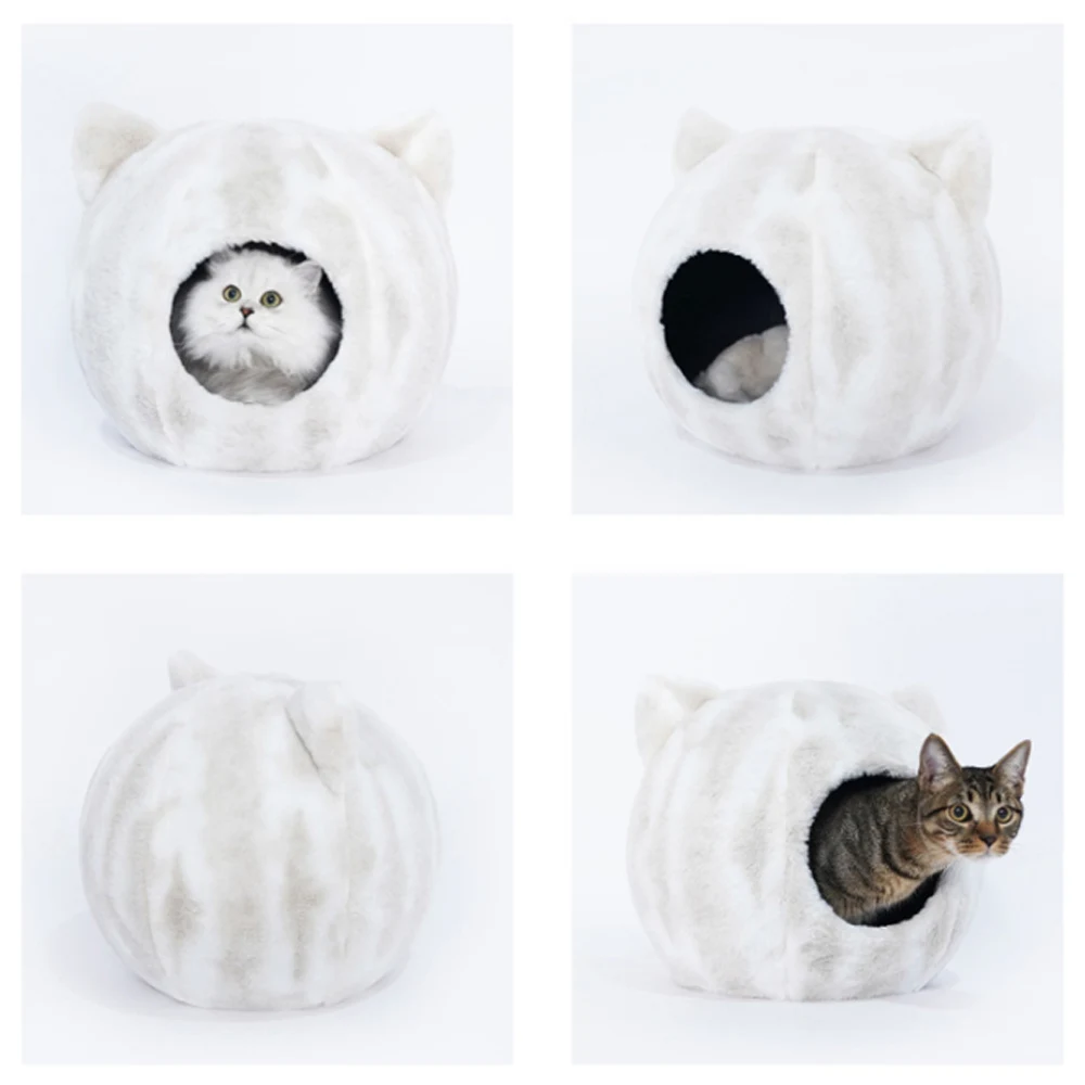 Warm Pet Cat Dog Bed Pet Cushion Kennel For Small Medium Large Dogs Cats Winter Pet Bed Dog House Puppy Mat Size M/L New