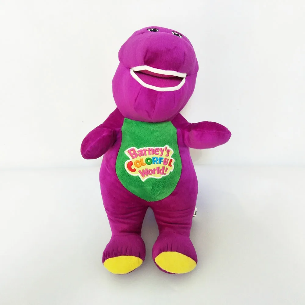 BOLAFYNIA Фиолетовый динозавр Барни Плюшевые игрушки куклы Дети мягкая игрушка подарок на день рождения