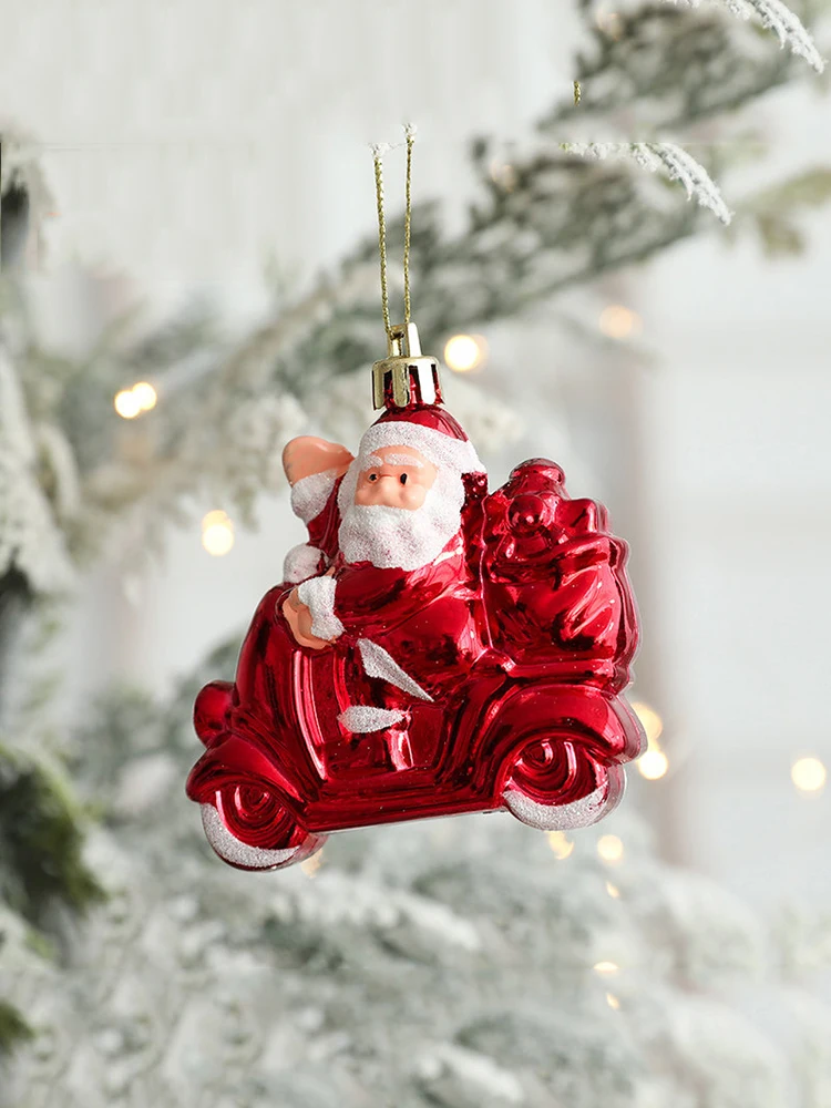 Motorcycle Rides Christmas Day 2022 Christmas Tree Hanging Pendant Funny Santa Claus Rides Bike Decor Ornament  2022 New Year Party Cute Kids Gift Home Decorations|Pendant & Drop  Ornaments| - Aliexpress