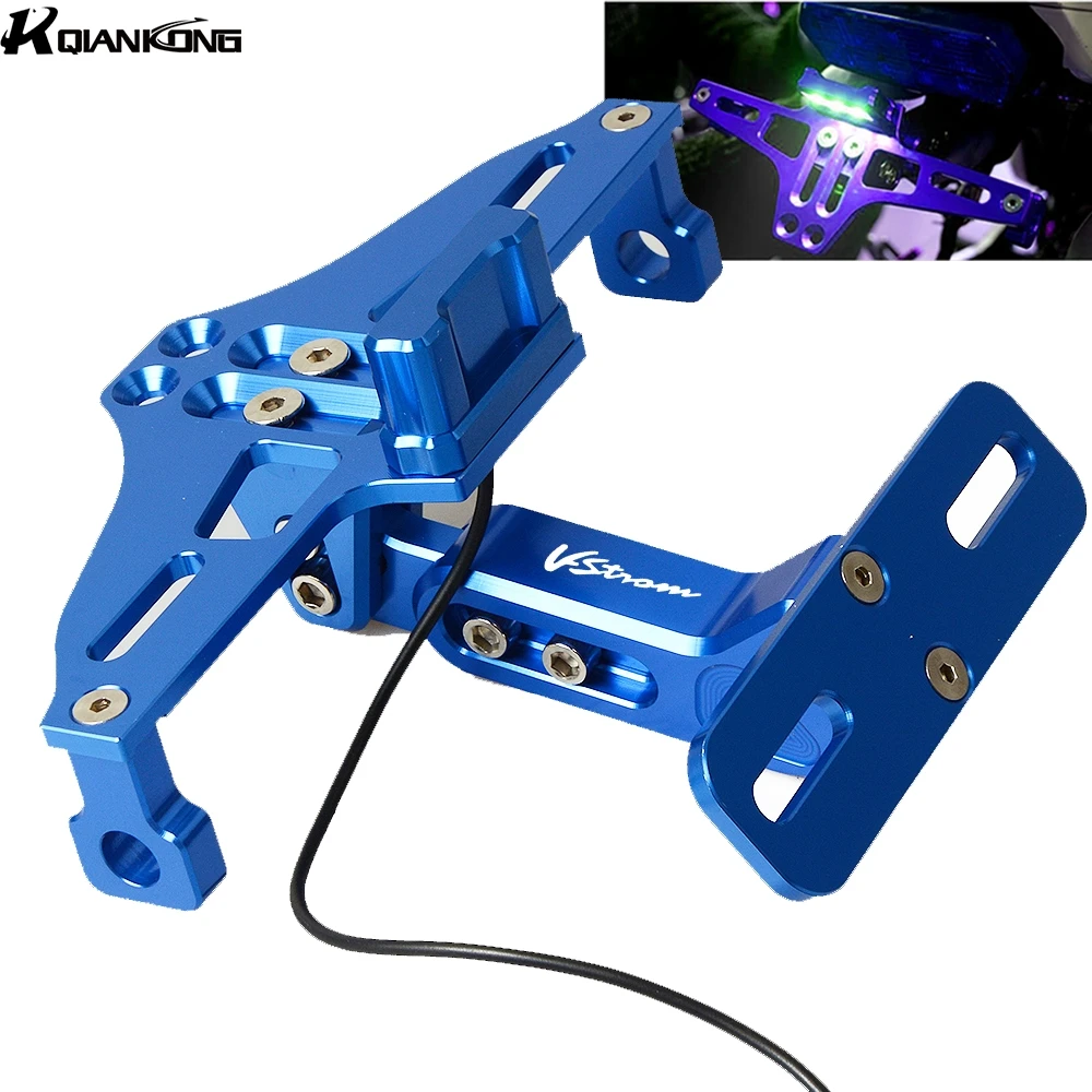 

Motorcycle License Plate Bracket Licence Plate Holder Frame Number Plate For Suzuki V-STROM Vstrom 2002-2016 2015 2016 2013 2012