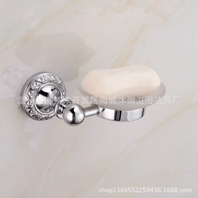 

Wenzhou Sanitary Ware Hardware Accessories Manufacturers Direct Selling Zinc Alloy Soap Dish Rose Base Soap Holder Bathroom Soap