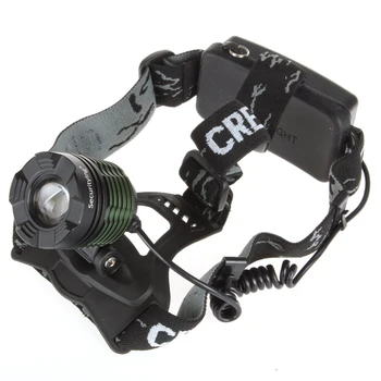 

1600 Lumens Universal Black Zoomable Waterproof XM-L T6 LED Headlamp Headlight Light Torch Suitable for Headlamps