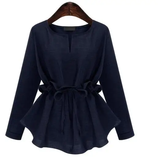 5XL 4XL 3XL Плюс Размер Топы женские модные повседневные с v образным вырезом оборки