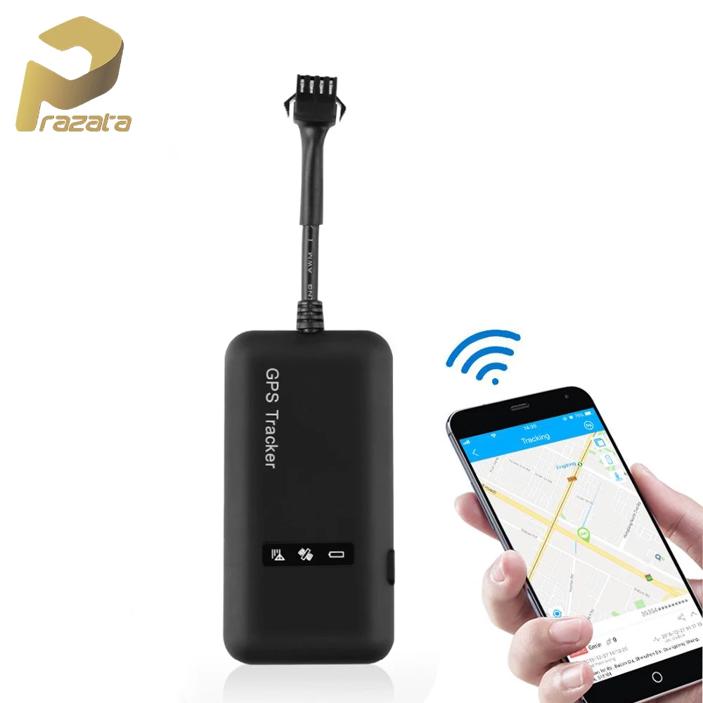 Автомобильный GPS трекер Prazata реле с дистанционным отключением подачи топлива 2G GSM