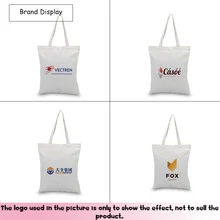 Брендовая рекламная Холщовая Сумка Для Покупок Сумка для ежедневного использования текст DIY пользовательский принт Логотип эко многоразовая утилизация