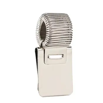 

1Pc Single/Double/Triple Hole Metal Spring Pen Holder Uniform Supplies Pen Doctors Pocket With Nurse Clip Office Holders D4L6