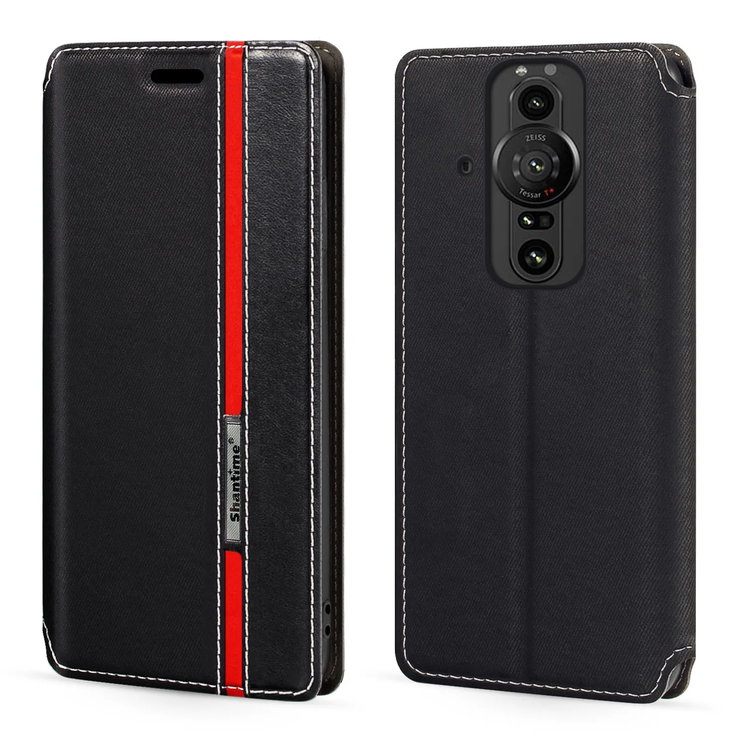 

For Sony Xperia PRO-I XQ-BE42 Case Multicolor Magnetic Closure Leather Flip Case Cover with Card Holder For PRO-I 5G XQBE62/B