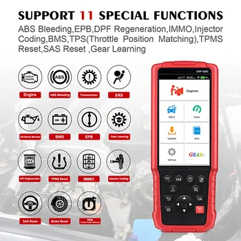 

LAUNCH X431 CRP429C OBD2 Car Professional Diagnostic Tool ENG ABS Airbag SRS AT Scanner IMMO TMPS DPF SAS Oil Reset PK Easydiag