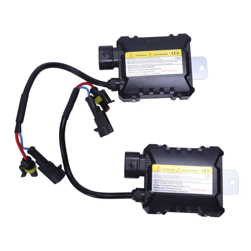 

New Pair Car HID Xenon Mini Ballast 35W 10A 12V for H1 H3 H7 H8 H9 H10 H11