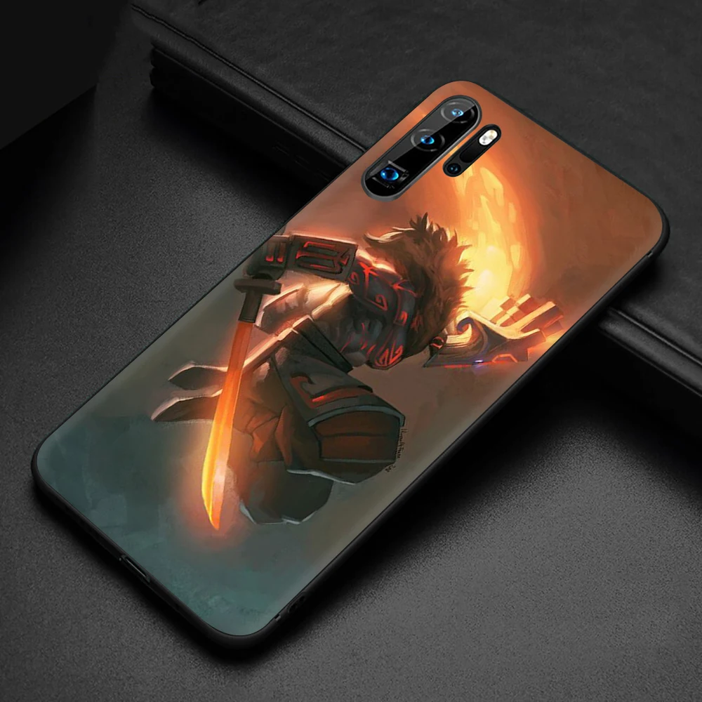 Dota 2 логотип мягкий силиконовый чехол для телефона huawei P8 P9 P10 P20 P30 Lite Mini Pro P Smart Z Plus - Цвет: B12