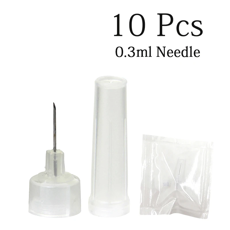 10pc needles Розовая гиалуроническая ручка, пистолеты с гиалуроновой кислотой, сыворотка без инъекций, ручка для омоложения кожи против морщин, липатомайзер для лифтинга губ - Цвет: 10pc needles